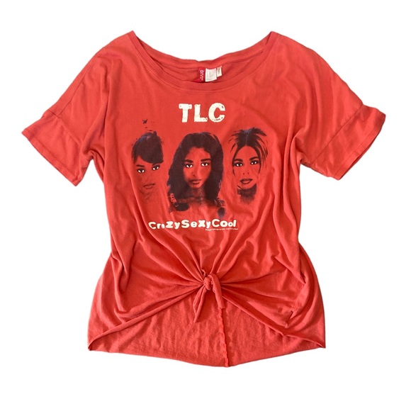 90s TLC tie up tee - Picture 1 of 2